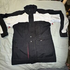 Head Exploration Men's Nylon Gore-Tex Lined Jacket ‎ Medium- Black/Grey
